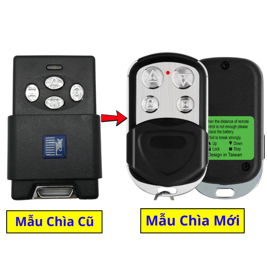 Chìa khóa remote Cửa Cuốn Austdoor