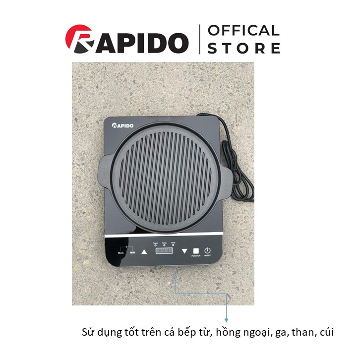 Chảo nướng Rapido R-RF tròn size 24-26cm