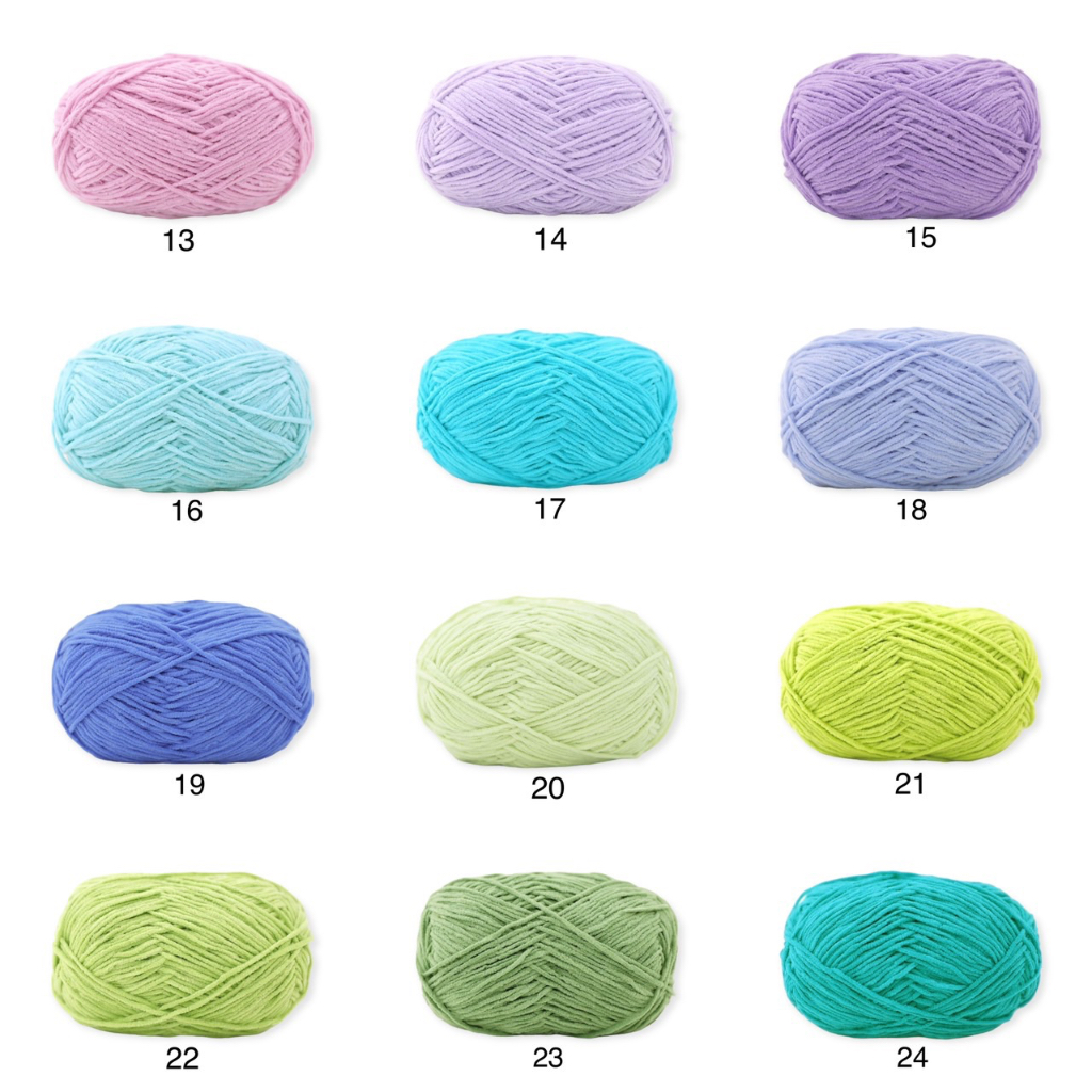 Len nhung gấu | Len nhung bông sữa 3mm