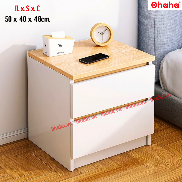 [ Freeship HCM] [Có ảnh thực tế] Tủ đầu giường hiện đại Ohaha - TAB004