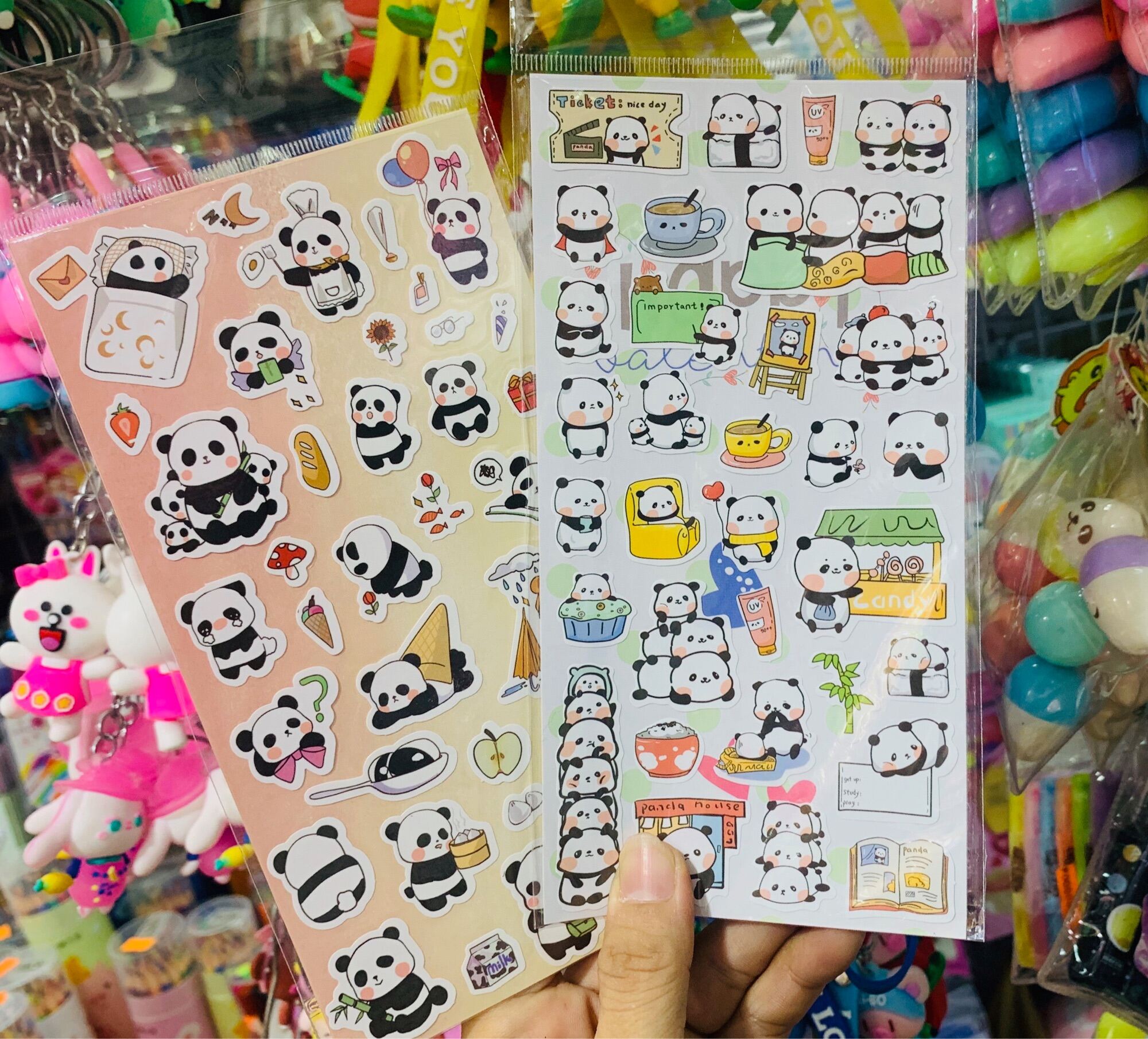 [MUA 2 GIẢM 5%][HCM]Sticker thú cute nhiều mẫu 7k/1 tấm