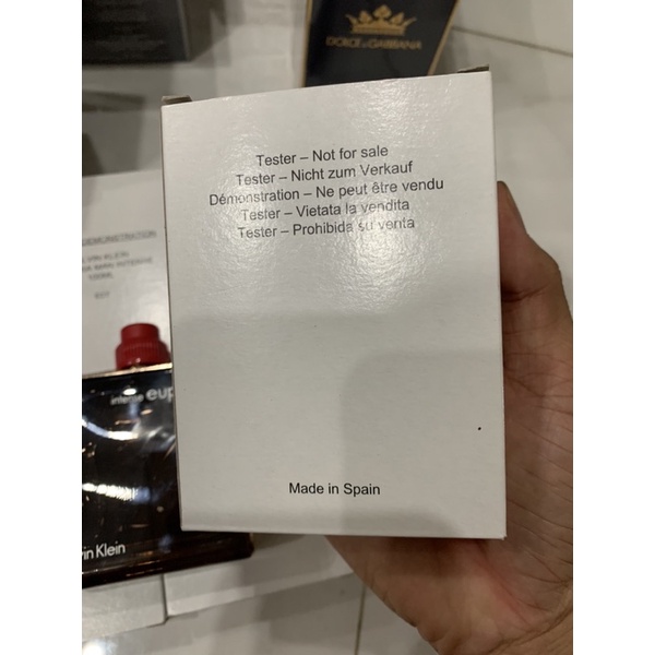 Nước hoa nam ck euphoria men intense 100ml (hộp như hình, ko nắp)