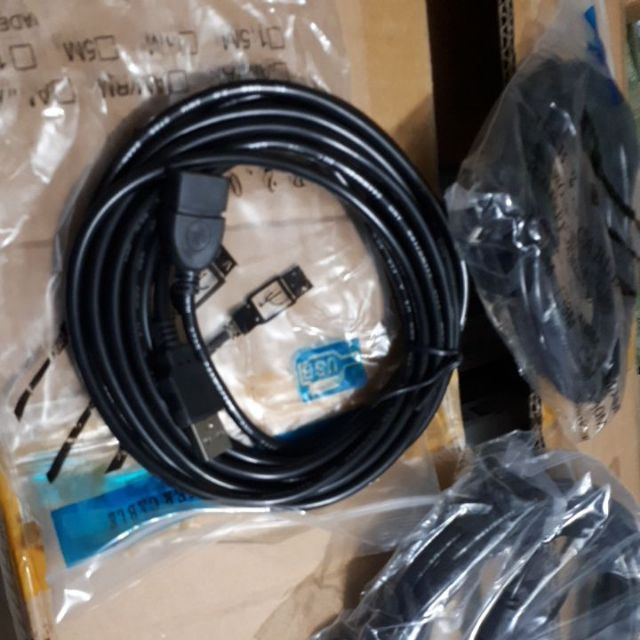 Dây cáp USB nối dài 5m đen