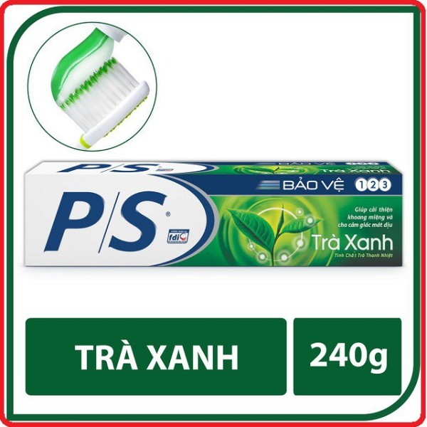 Kem đánh răng P/S bảo vệ 123 trà xanh 240g cam kết hàng đúng mô tả chất lượng đảm bảo an toàn đến sức khỏe người sử dụng cao cấp