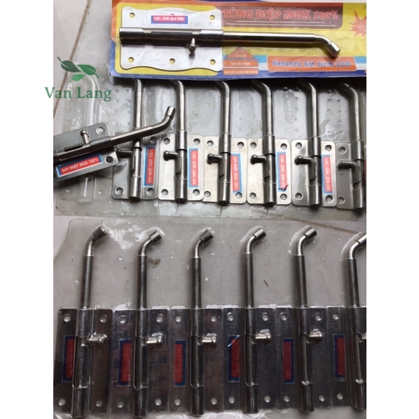 Chốt cửa dọc, chốt dọc inox 10phân, 15phân, 25phân