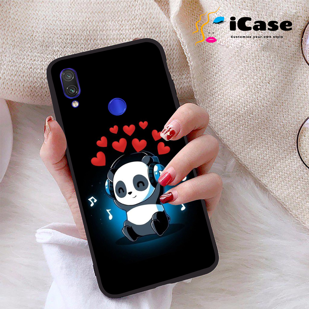 Ốp lưng Xiaomi Redmi Note 7 viền dẻo TPU BST Panda