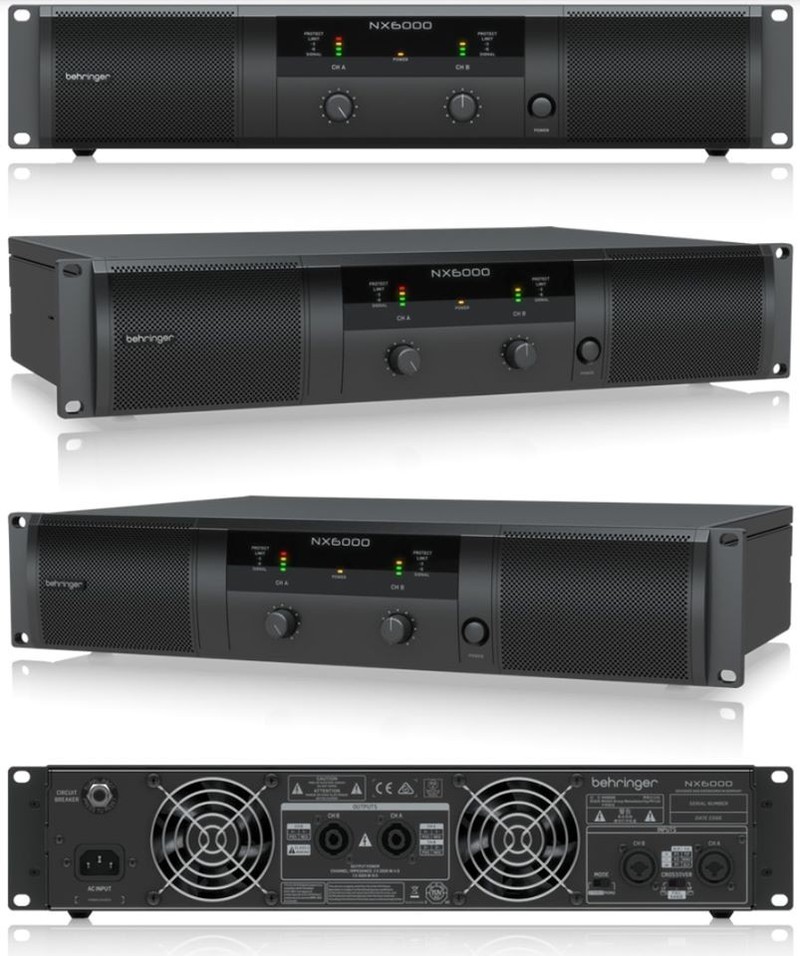 CỤC ĐẨY CÔNG SUẤT 2 KÊNH BEHRINGER NX6000 NHẬP KHẨU