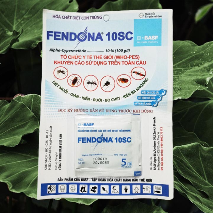 Thuốc diệt muỗi, côn trùng Fendona 10SC 5ml