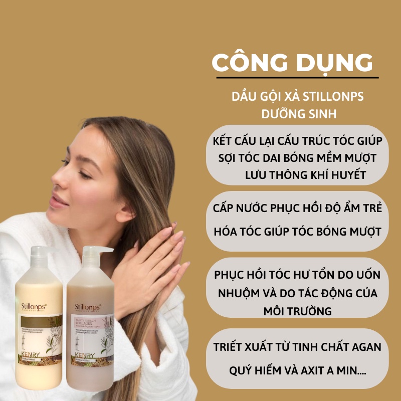 Dầu gội đầu dưỡng sinh STILLONPS KENRY - 1000ml