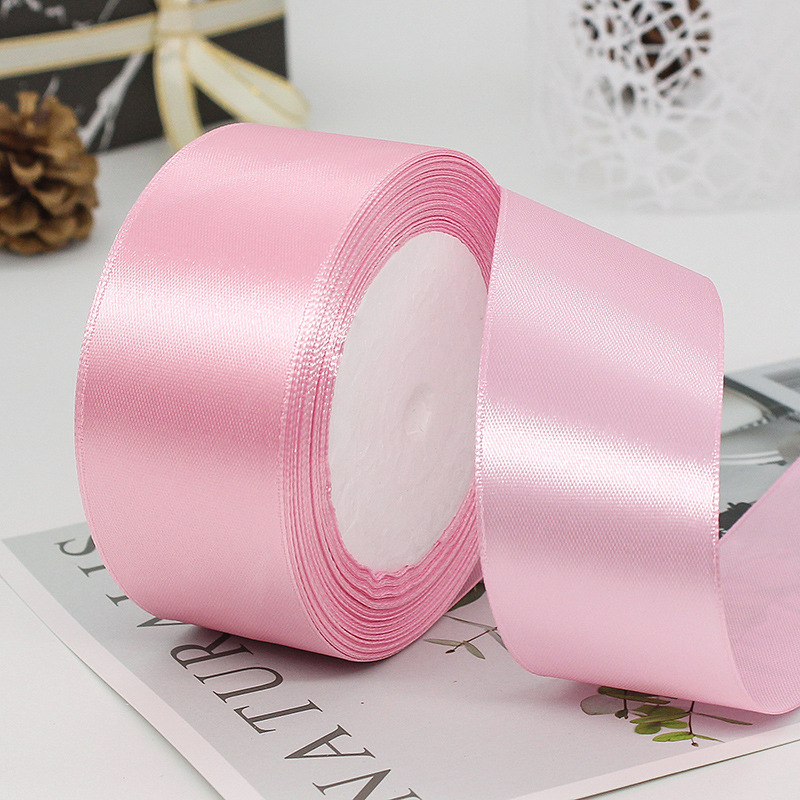 Ruy băng lụa 4cm cuộn 5-22m làm đồ handmade, nơ buộc hoa quà