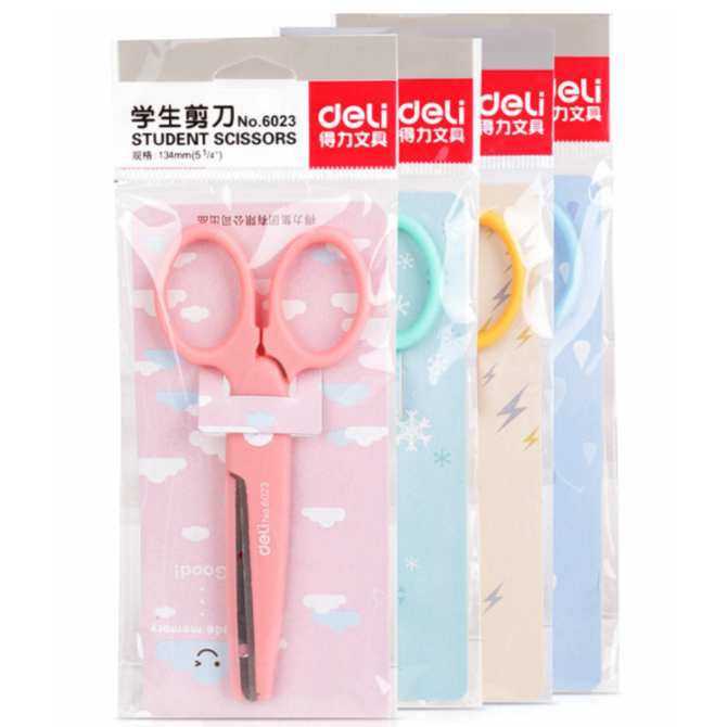Kéo học sinh an toàn Deli 6023