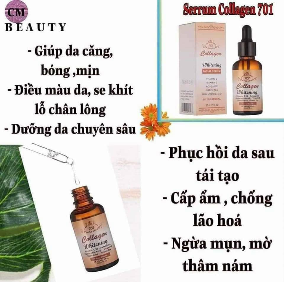 SERUM COLLAGEN PLUS VIT E 701 dưỡng trắng
