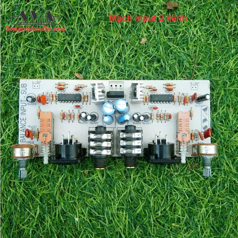 Mạch input 2 kênh
