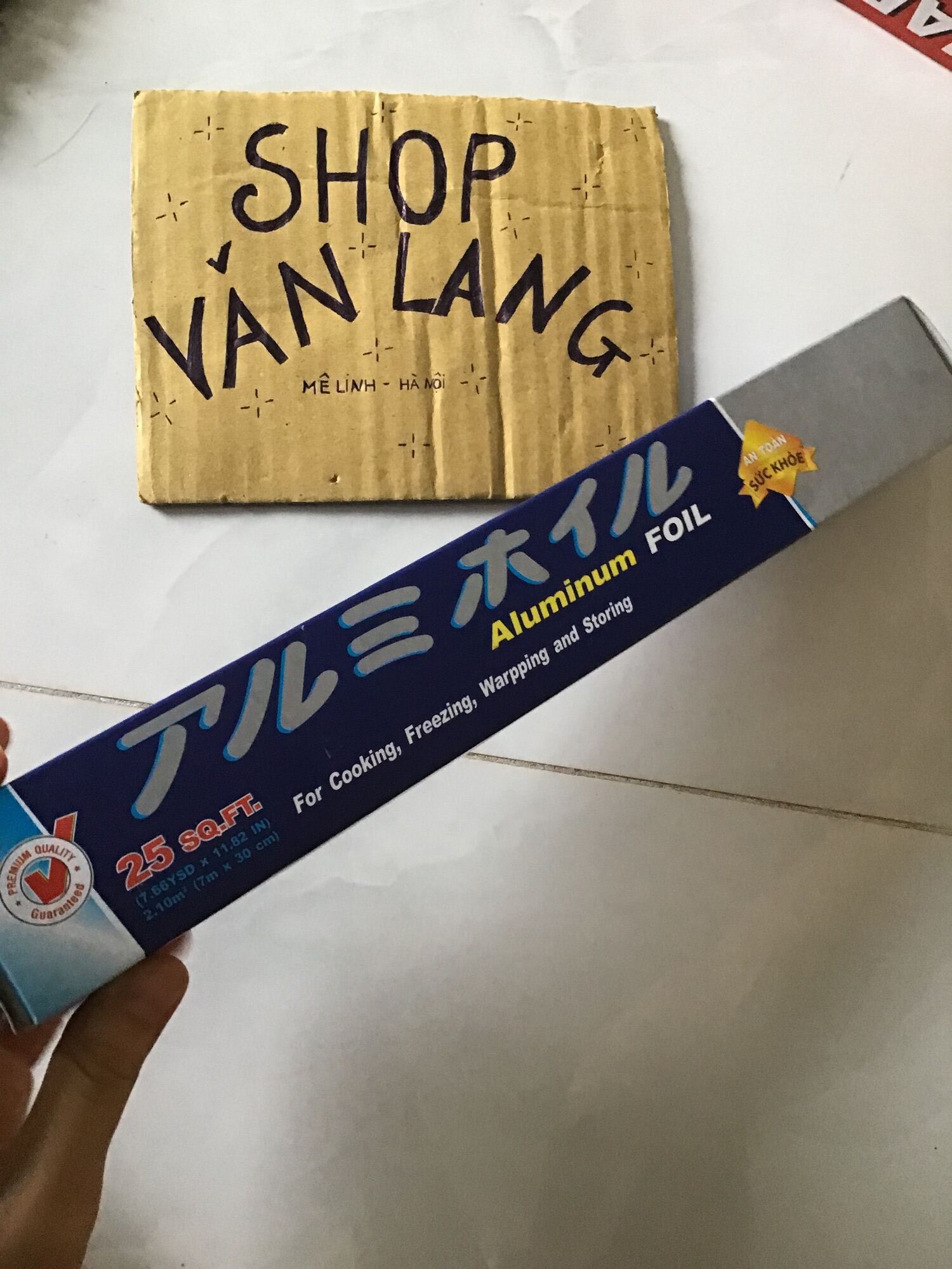 [Free Ship] - Giấy bạc nướng bọc bảo quản thực phẩm 30cm