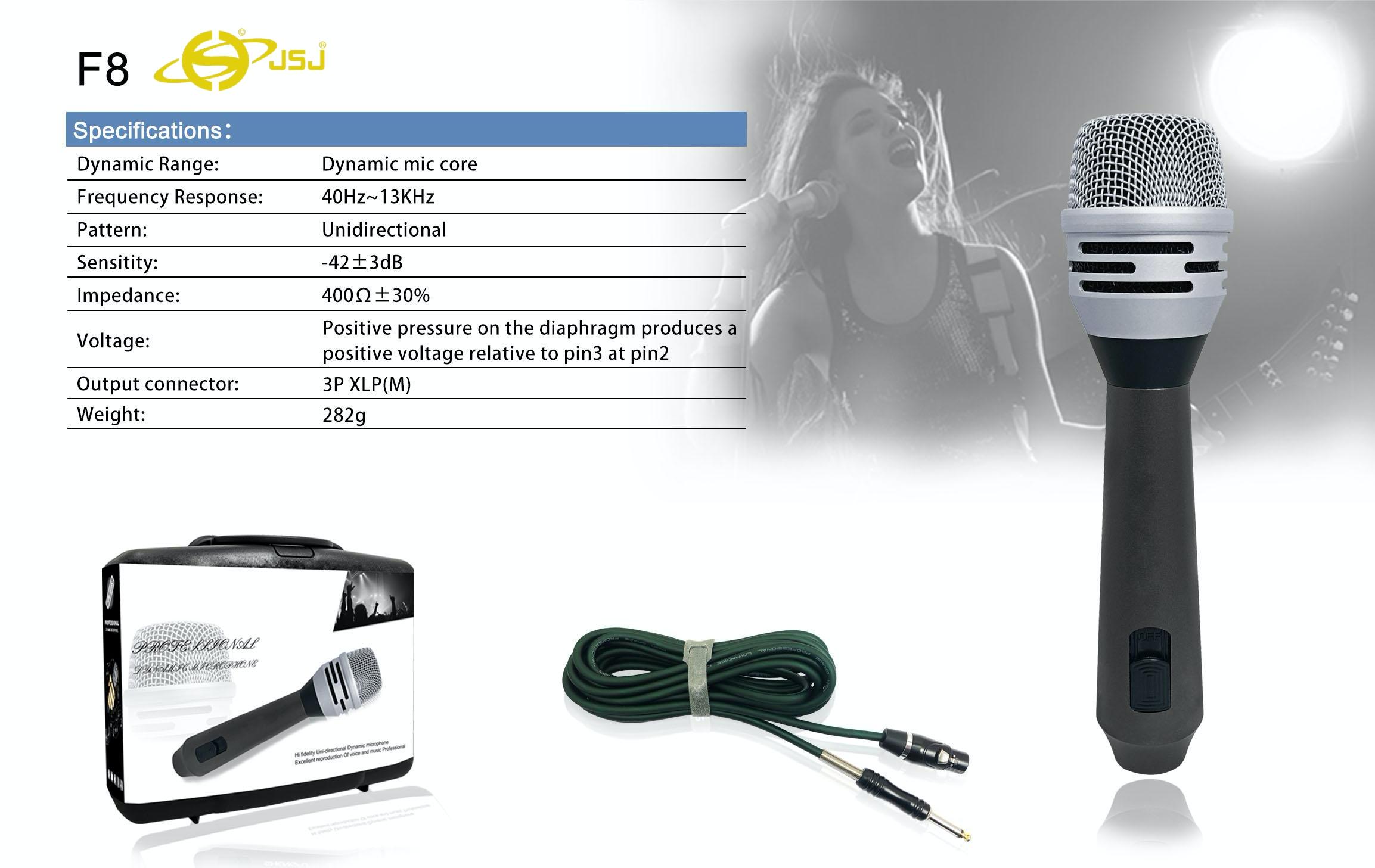 [HCM]Micro Karaoke Có Dây Loại Cao Cấp JSJ - F8