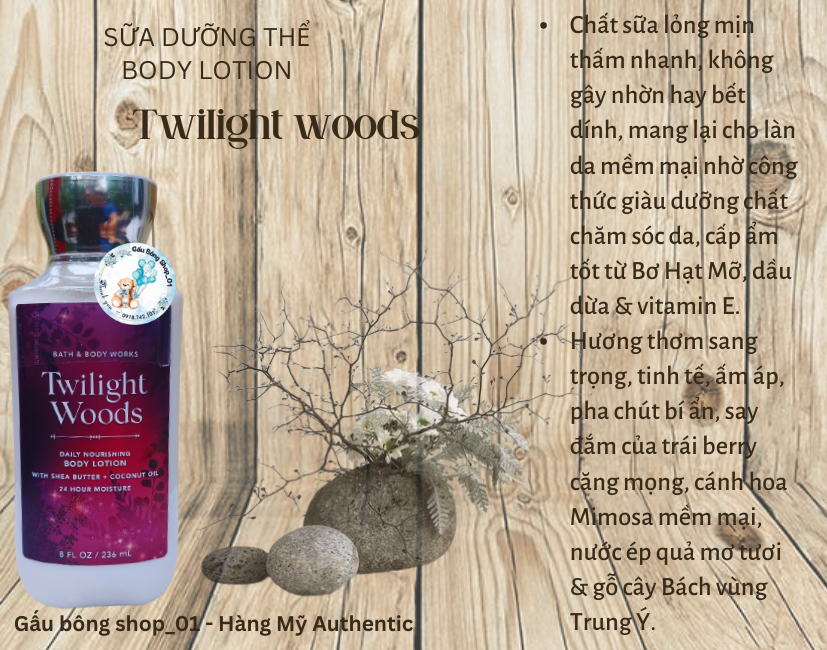 [bill Mỹ-chọn mùi] Sữa Dưỡng Thể Bath And Body Works 236ml