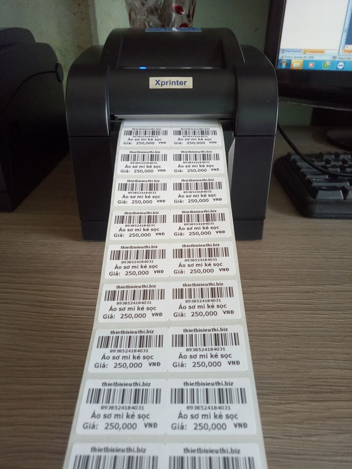 Máy in mã vạch Xprinter 365B