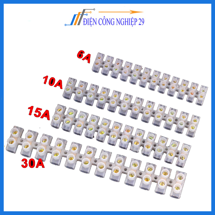 Thanh Cầu Nối Điện EKIT 6A 10A 15A 30A 60A (1Thanh 12 Cầu Đấu)