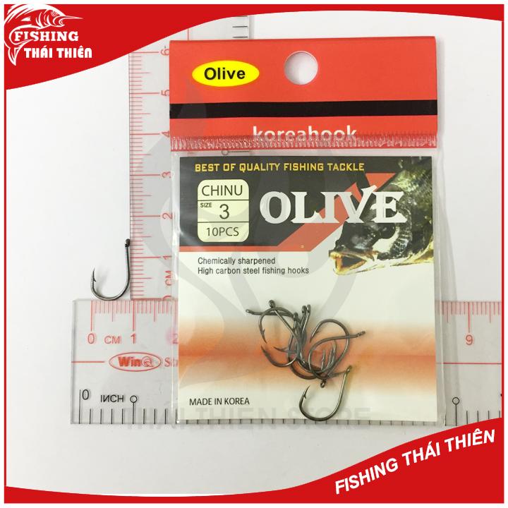Lưỡi câu cá Chinu Olive