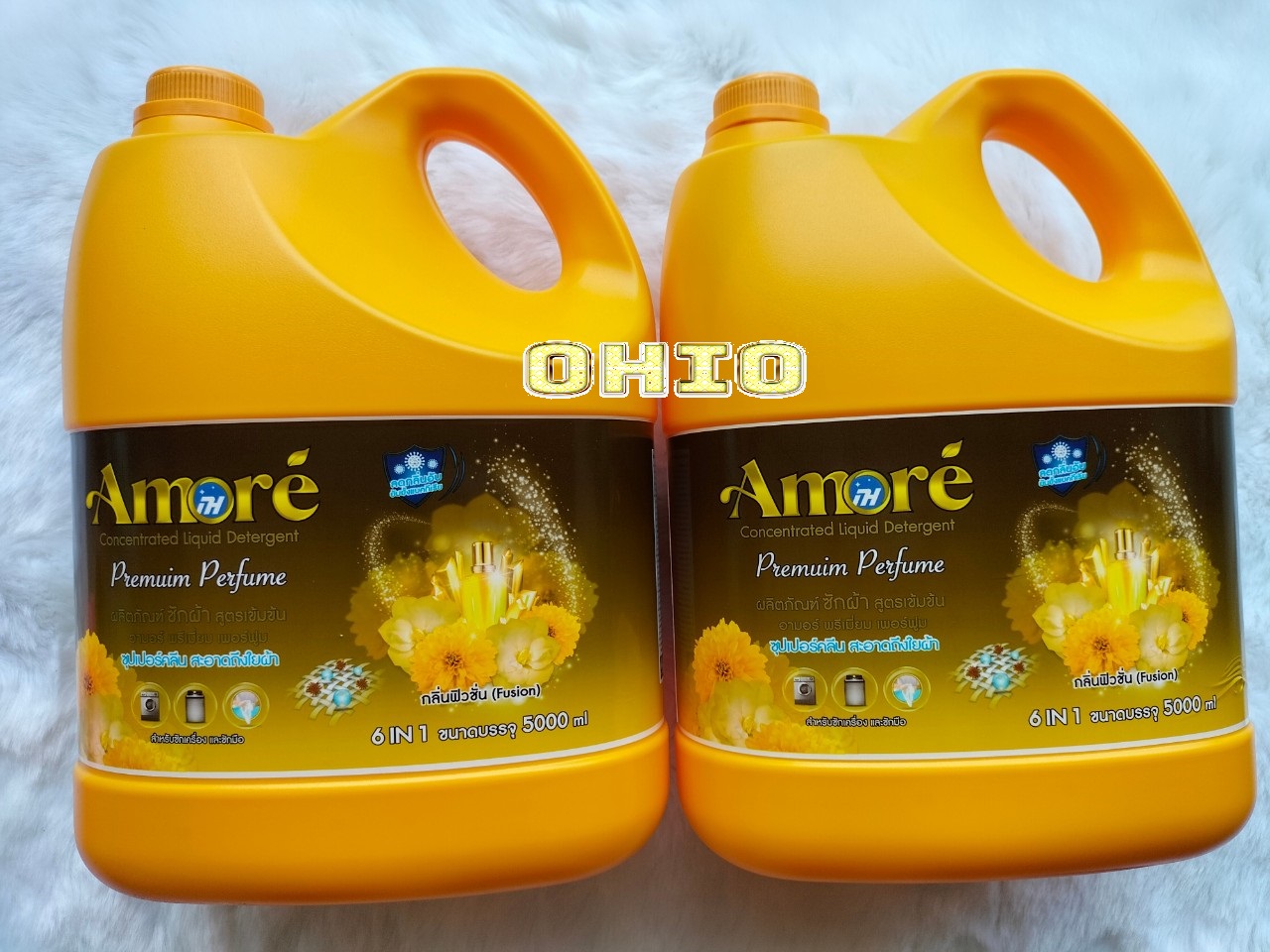 Nước giặt xã 6 in 1 Amore Thái lan