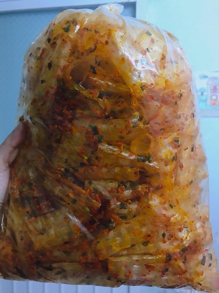 BÁNH TRÁNG  CUỘN TRỘN SA TẾ  SIÊU NGON