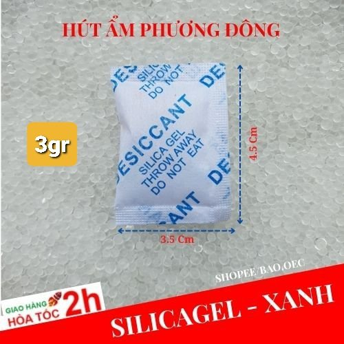 Combo 5 Gói hút ẩm Silicagel cho giày dép