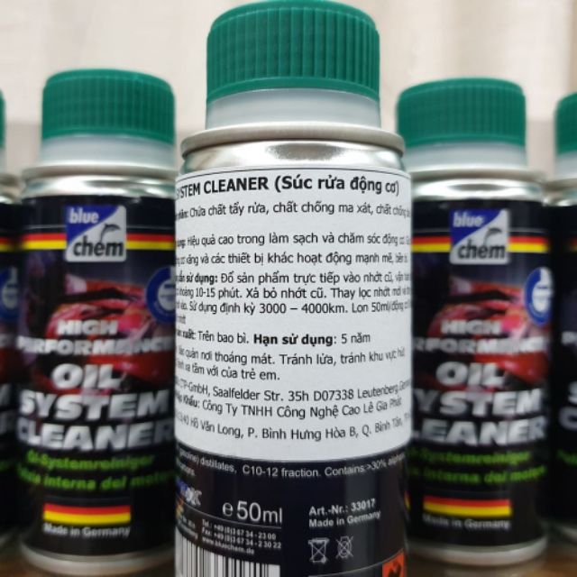 Súc động cơ Bluechem Oil System Cleaner 50ml