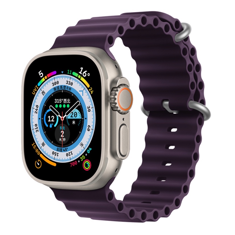 Dây Đeo Đồng Hồ Apple Watch 49mm 44mm 40mm 45mm 41mm 42 38 40 44 45mm iwatch series 7 6 3 se ultra 8
