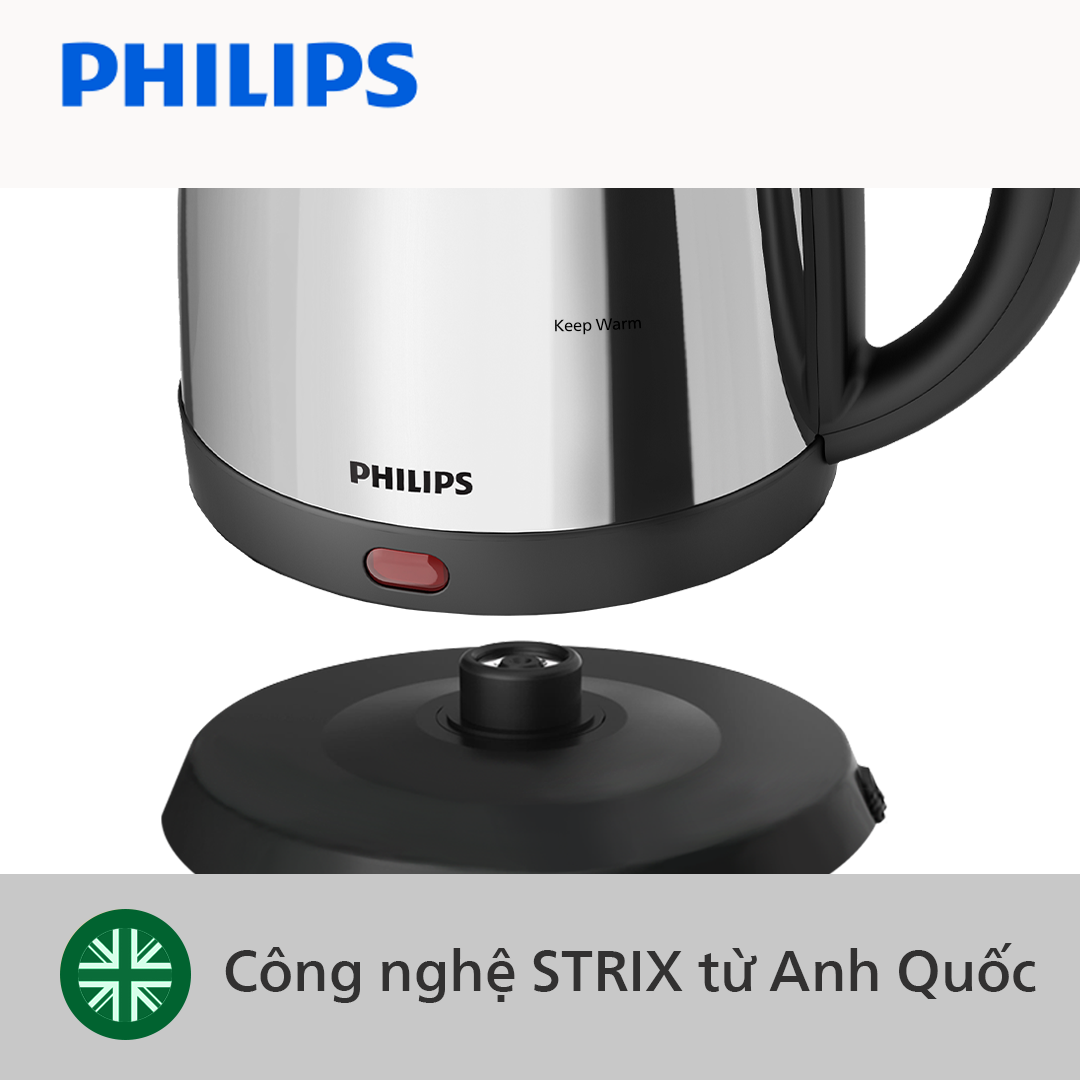 Bình Đun Siêu Tốc Philips HD9303/03 1.2L-Hàng Phân Phối Chính Hãng