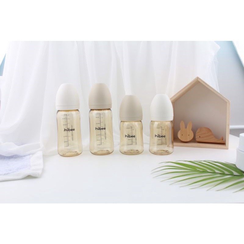 Bình sữa HIBEE Hàn Quốc 170ml/270ml - 𝐒ó𝐜 𝐁𝐚𝐛𝐲 𝐌𝐎𝐌 𝐀𝐍𝐃 𝐁𝐀𝐁𝐘