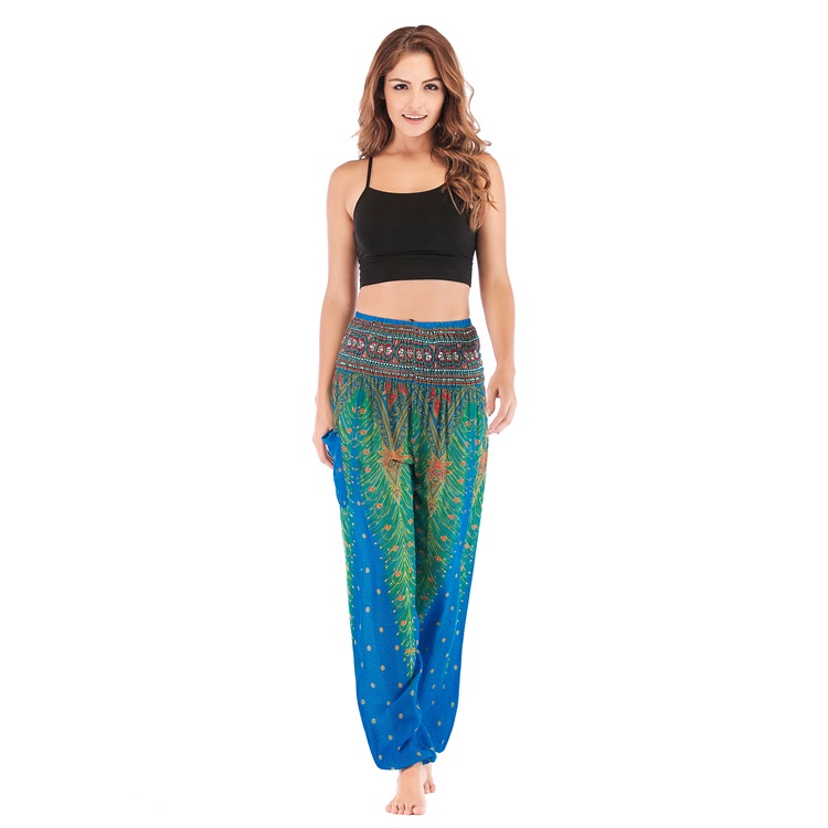 Quần alibaba, yoga, harem, boho mặc nhà, thể thao H00109