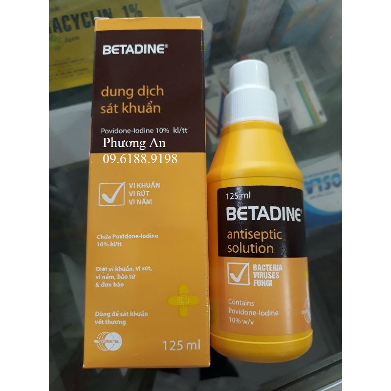 BETADINE SÁT KHUẨN 125ml