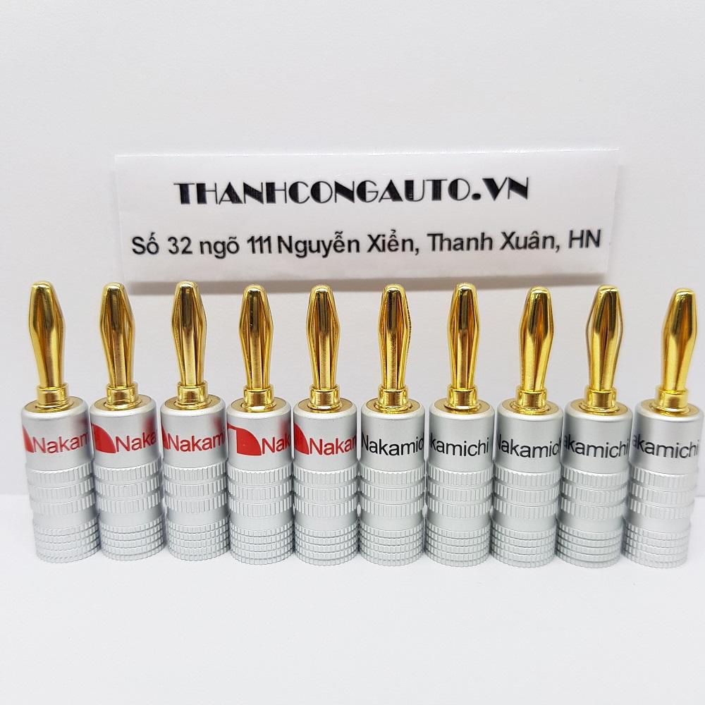 Bộ 10 jack bắp chuối Nakamichi cao cấp
