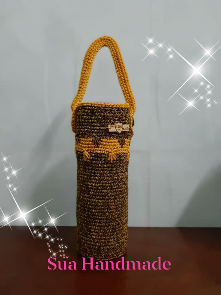 Túi handmade chất liệu sợi dệt Việt Nam (không bao gồm ly)