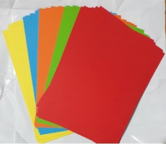 Giấy bìa cứng 5 màu