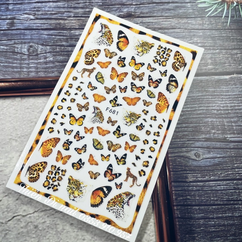 Stick trang trí móng hoạ tiết siêu đẹp, siêu độc, stick dán móng MOON NAIL