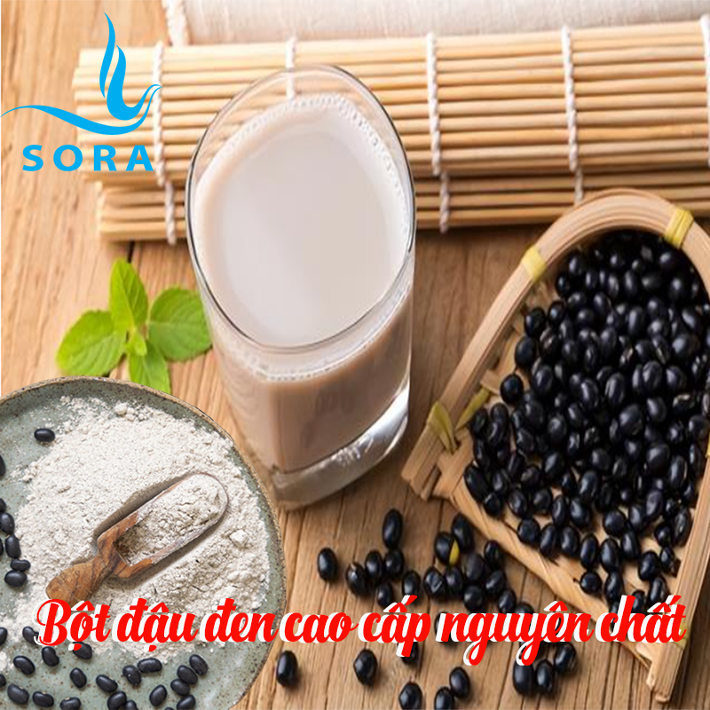 [HCM]Sora Bột đậu đen cao cấp nguyên chất 100%