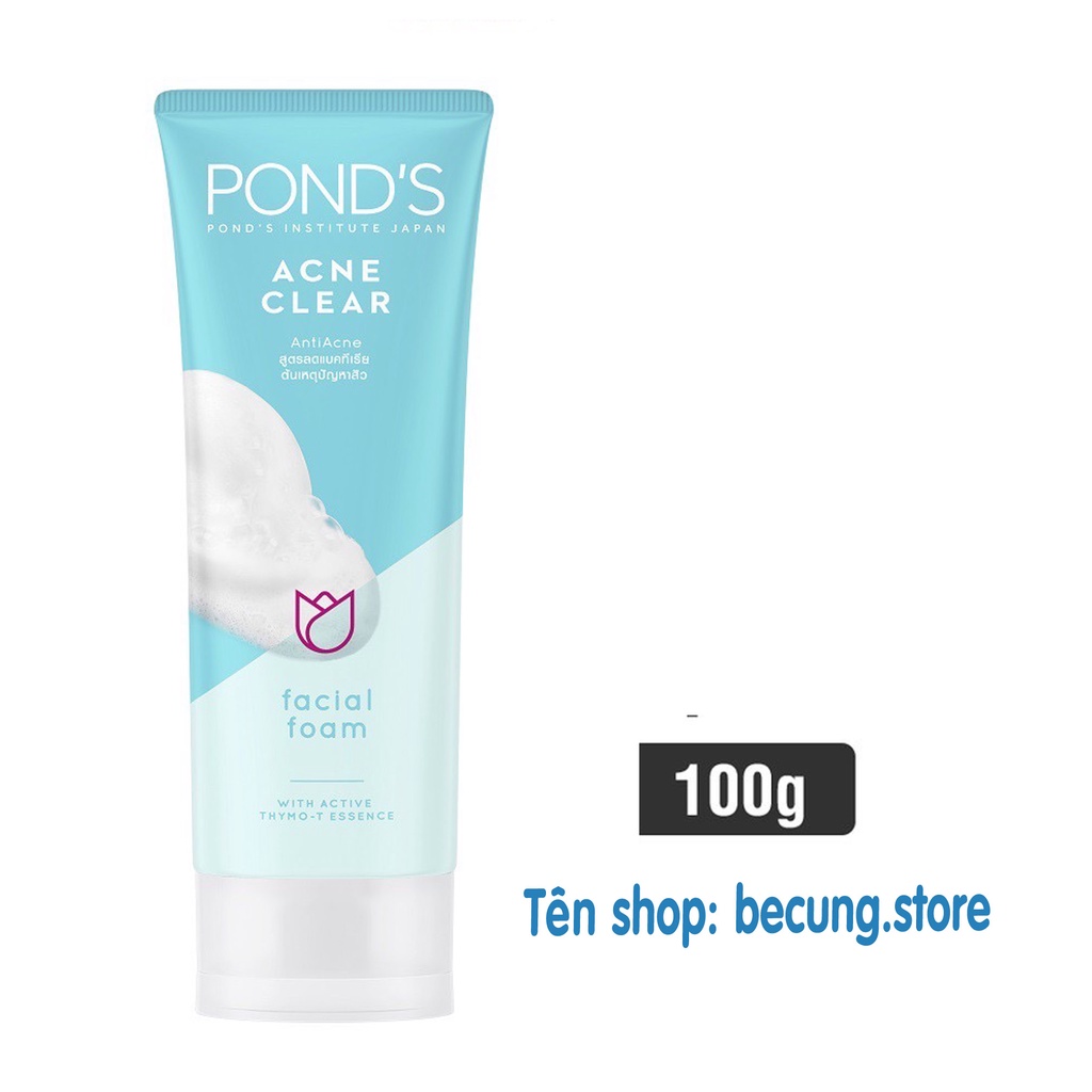 Sữa rửa mặt sáng da Pond’s 100g (date mới).