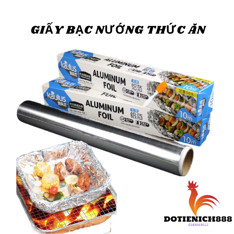 GIẤY NƯỚNG BẠC KAULUS CUỘN 10M