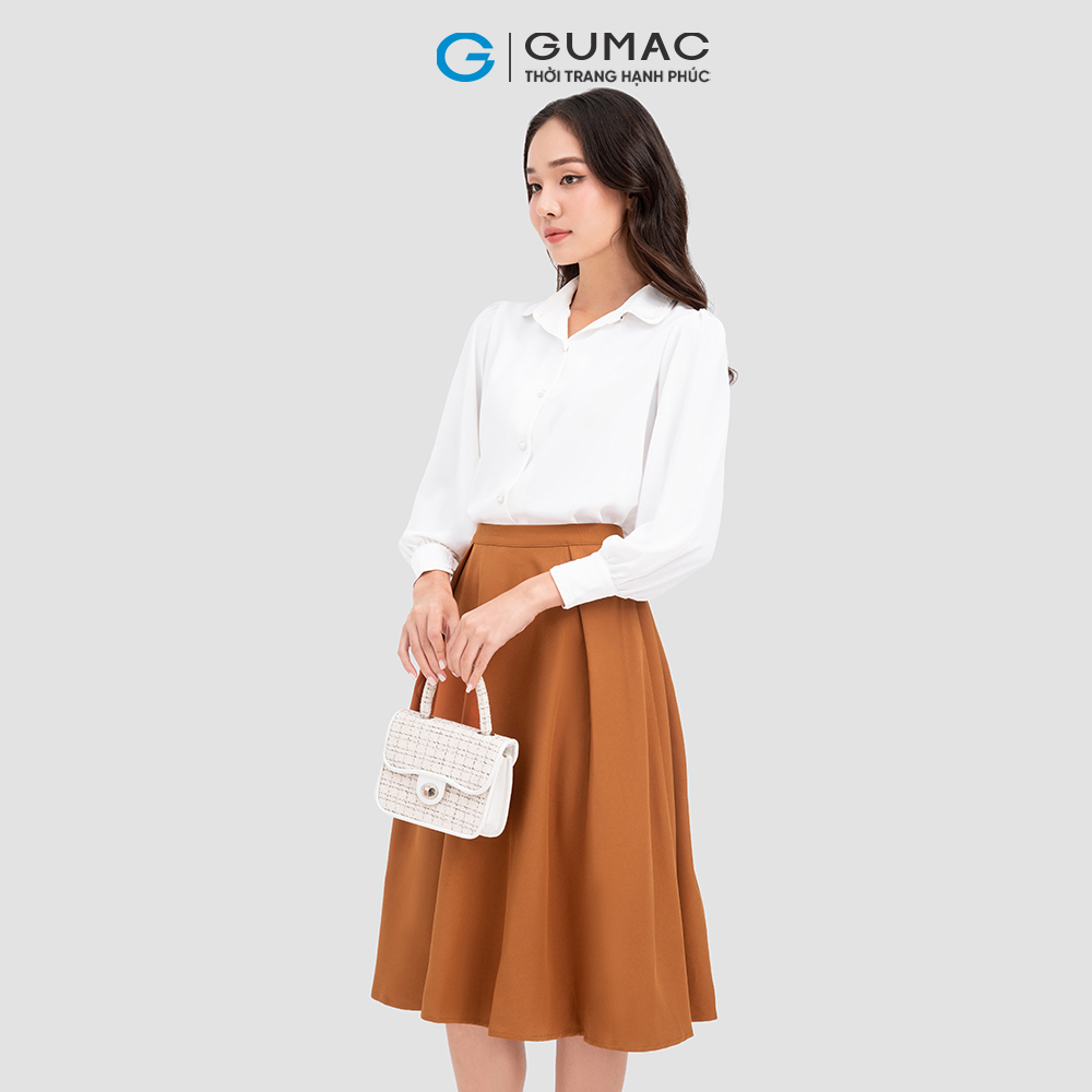 Áo kiểu phối ren thời trang GUMAC AC10075