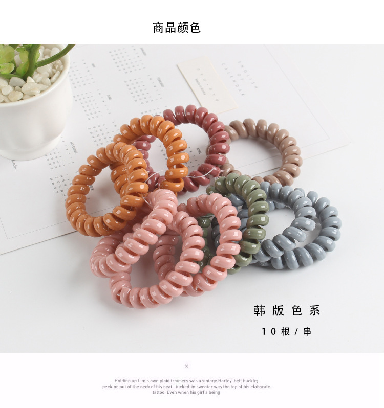 Combo 10 Cột Tóc Lò Xo Size Lớn