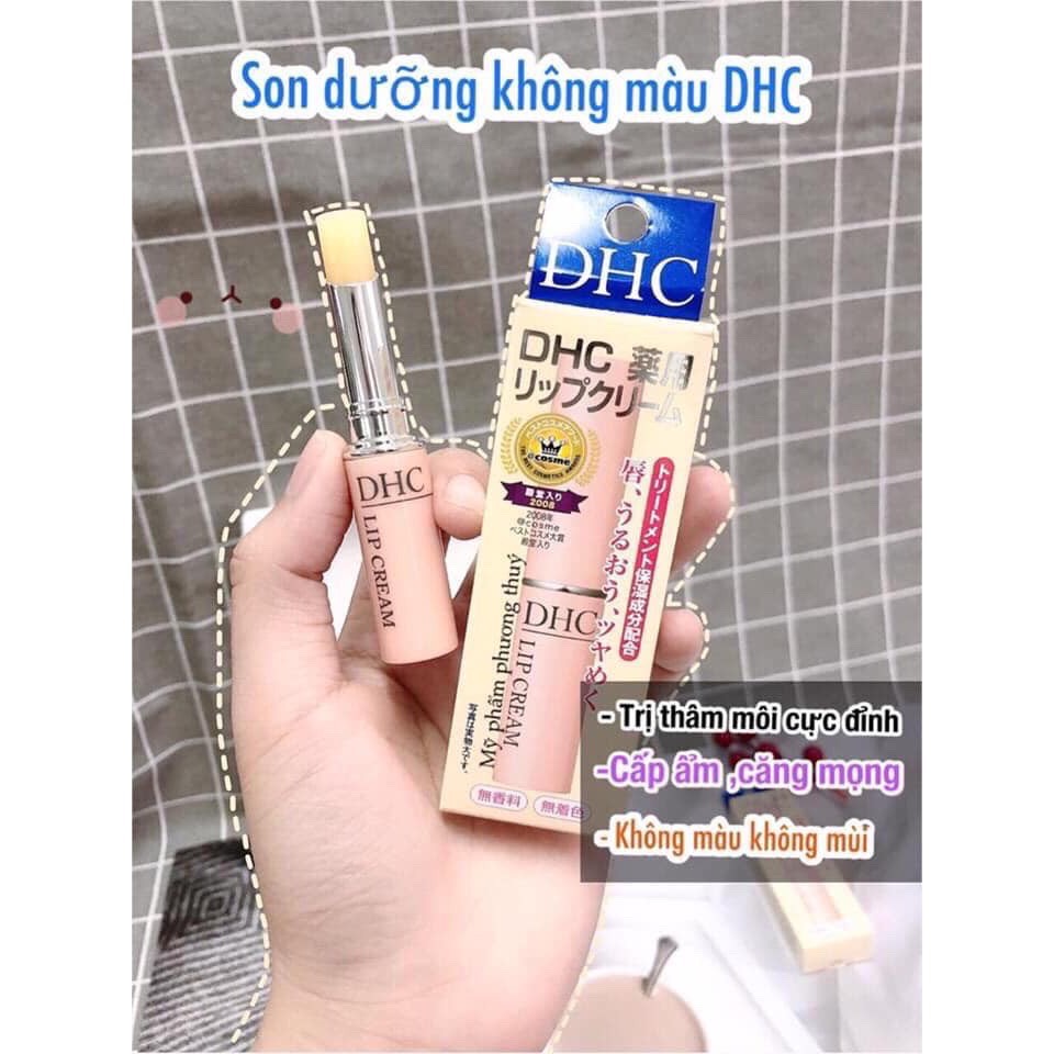Son Dưỡng Môi DHC Lip Cream 1,5g Nhật Bản