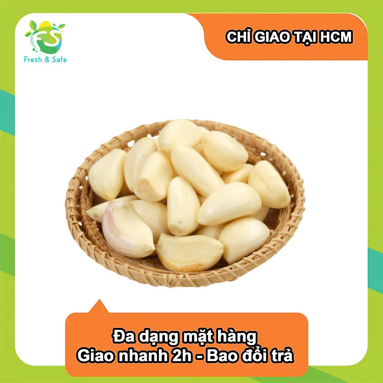 [HOẢ TỐC HCM] Tỏi lột vỏ - 200g