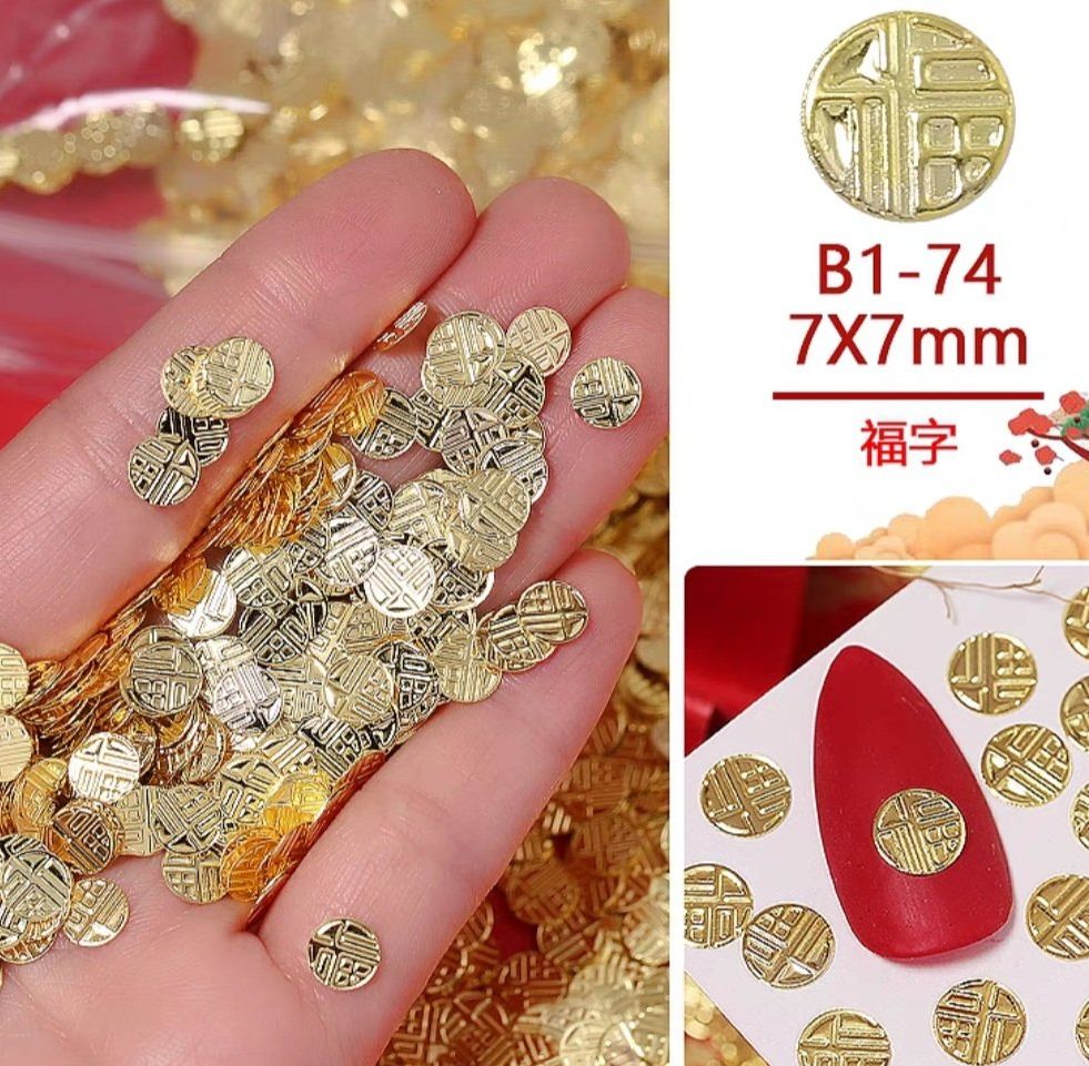 Charm Tết Đính Móng Tay Chân