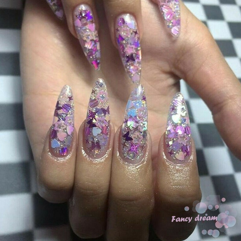 Bướm Trang Trí, Ẩn Gel Nail - sinailmi