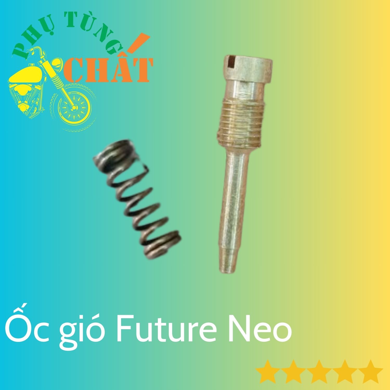 PHỤ TÙNG CHẤT Ốc chỉnh gió Future Neo giúp cân bằng gió, động cơ vận hành êm hơn, made in Viet Nam
