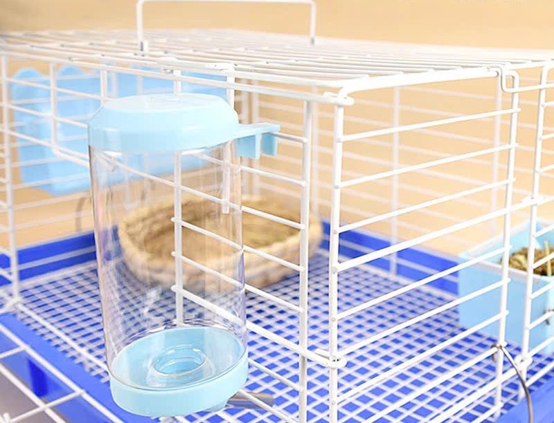 chén chữ nhật gắn lồng dành cho thỏ, bọ, chó, mèo - T3 PETS SHOP