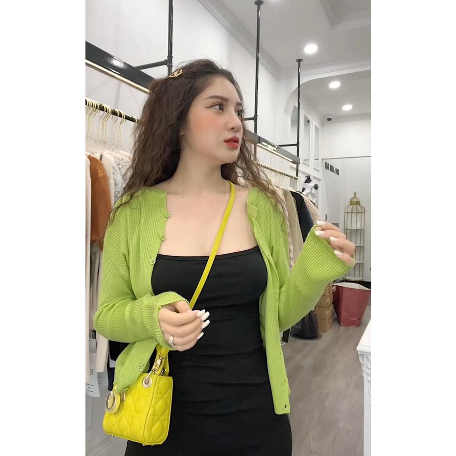 ÁO len mềm cúc trước nhiều màu xinh (kèm ảnh thật và video)