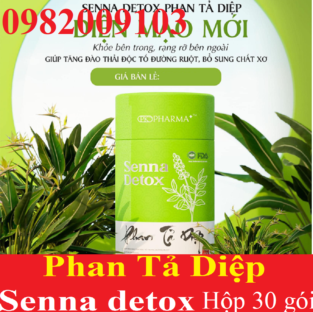 CAM KẾT CHÍNH HÃNG Phan tả diệp senna detox dr lacir 30gói drlacir