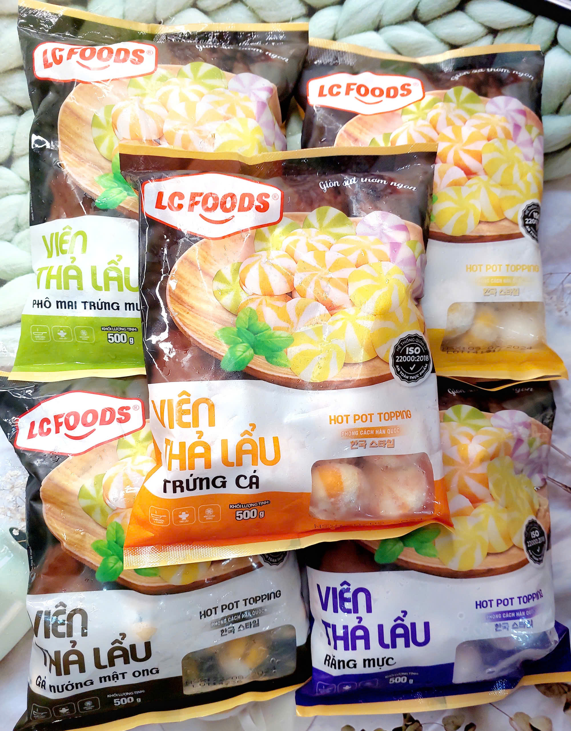 1kg Bánh Bao Răng Mực Lacusina (màu Tím)/500g